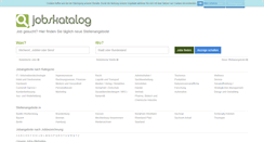 Desktop Screenshot of jobskatalog.de