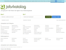Tablet Screenshot of jobskatalog.de